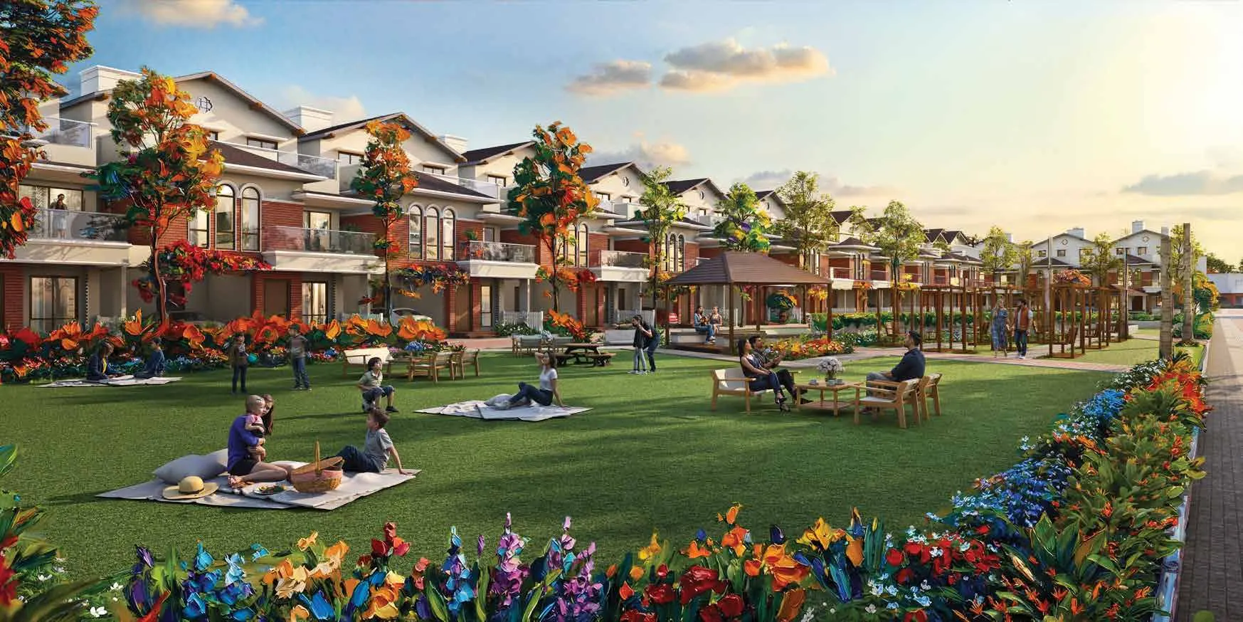 Proposed community lawn and gardens